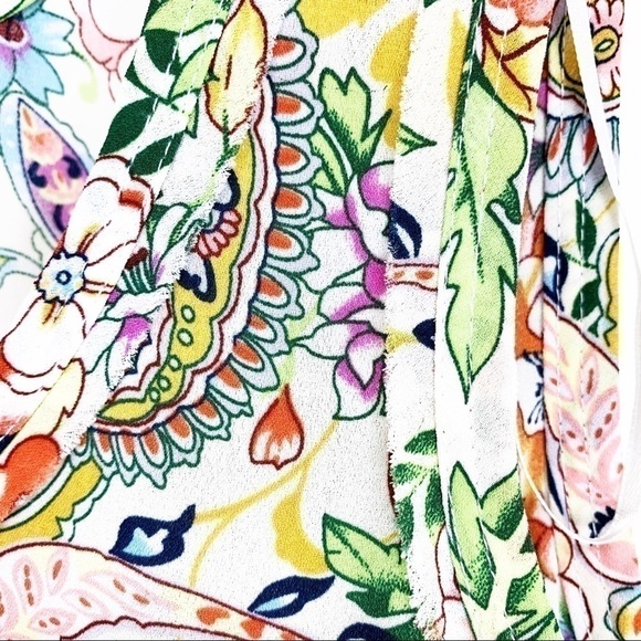 𝅺PHILOSOPHY Floral & Paisley Sleeveless Top NWT XS - Picture 5 of 7